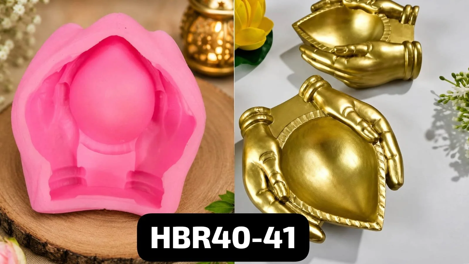 HBR40-41 Arpan Diya Mould Weight 220grm