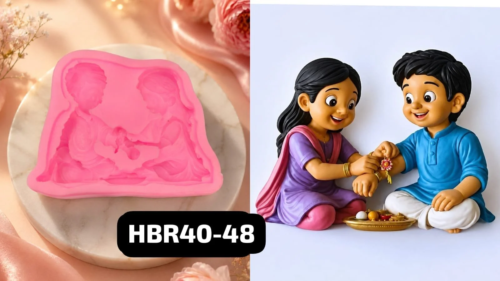 40-48Brother Sister Rakhi Mould Weight – 54grm