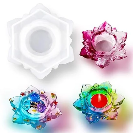 Lotus Candle Mould/ 14x 14 cm..xTe. Min.Qty-12 Pcs