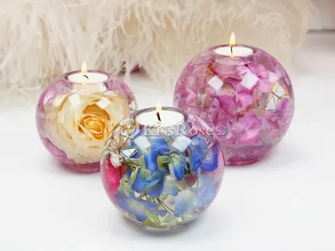 Ball Tea Light Candle Holder