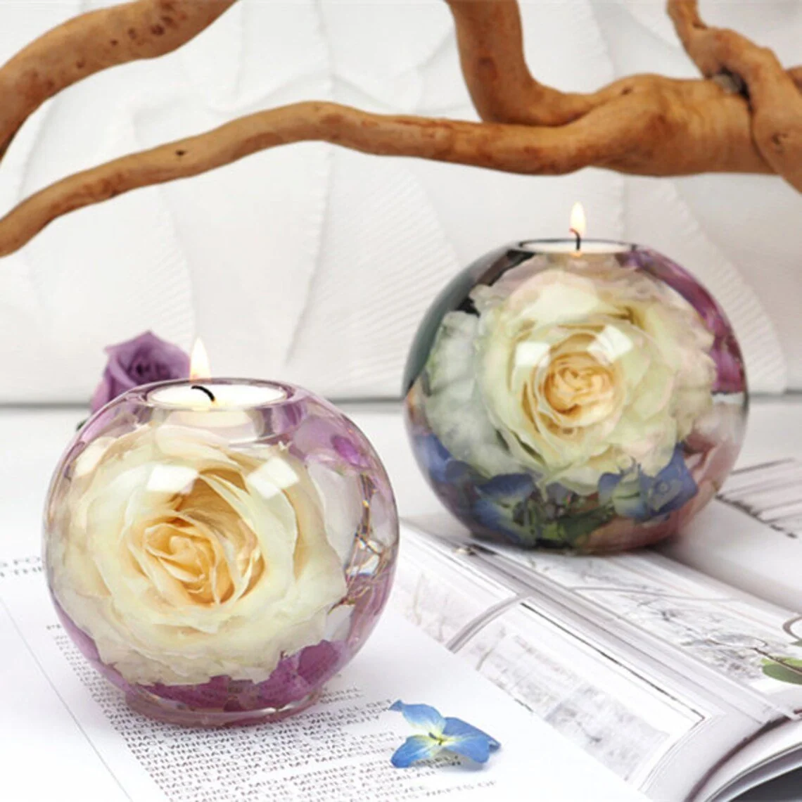 Ball Tea Light Candle Holder/ Min.Qty-12 Pcs
