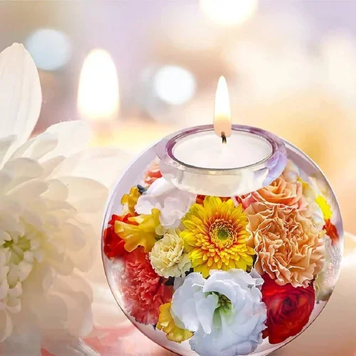 BallTea Light Candle Holder/ Min.Qty-12 Pcs