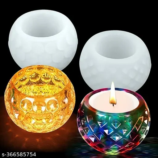 Polka dote Tea Light Holder Silicone Mould /Min.Qty-12 Pcs.xAo