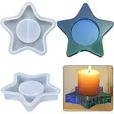 Star Tea Light Holder Silicone Mould /Min.Qty-12 Pcs .xpe