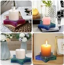 Star Tea Light Holder Silicone Mould /Min.Qty-12 Pcs .xpe