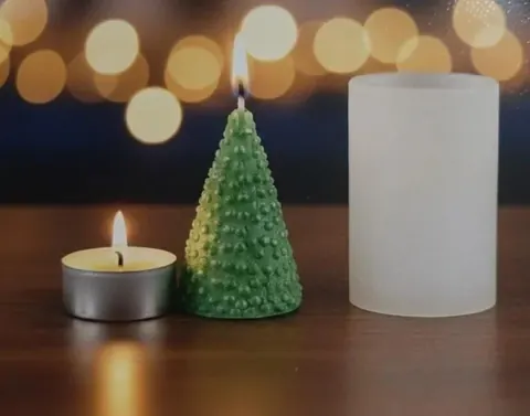 Tree Candle Mould/ x.re/ Size- 5.2*5.2*7.5