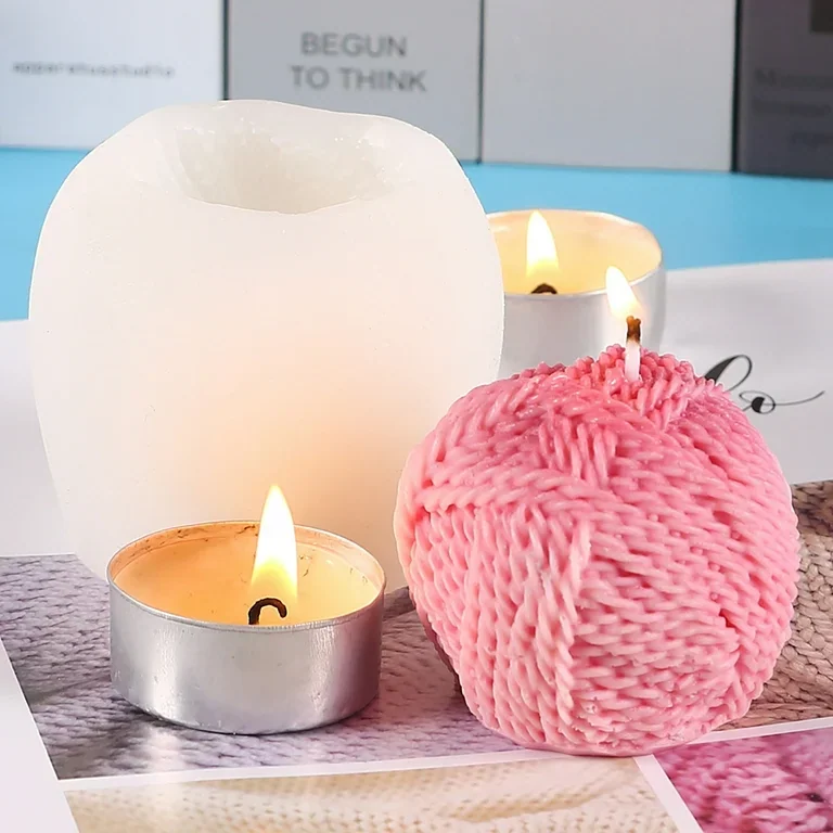Rope candle Mould/ Min.Qty-12 Pcs/ x.suo/ Size- 4.7*4.3*6