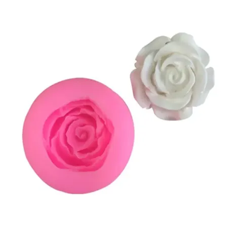 Pink Rose Mould/ Size- 6.4*6.4*2.8