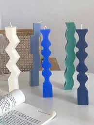 Zigzag Candle Mould / Min.Qty-12 Pcs / Size-25cm