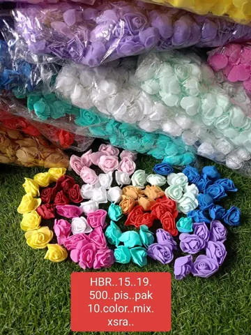 ARTIFICIL FLOWERS 10.colr.mix 500.pis Qty-1 pkt