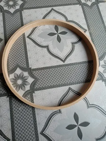 MDF Ring 6 inch 25mm het 12mm thik Shape Cutout,Art and Craft Work Activity, Home Decor, Gift, Artistic Work
