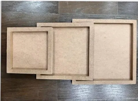 MDF 6′ Base square shape ring Wall Mural 15mm. h.20mm v.bas 2mm