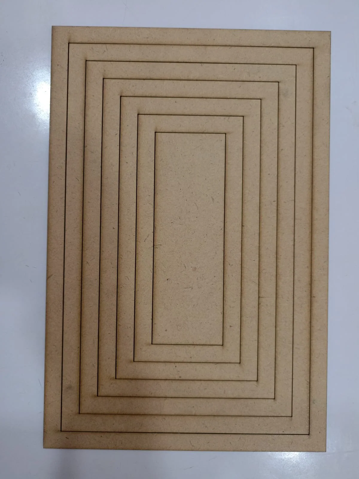 12inch 2mm thick 12mm .v.MDF 12inch 2m Frame Square shape