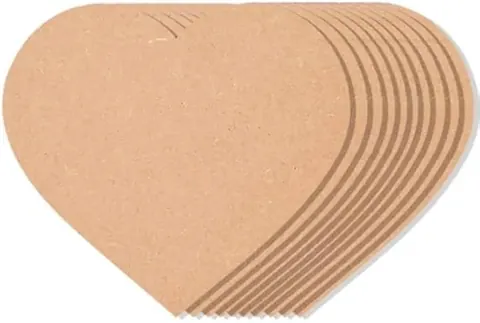 MDF4inch heart shape on order 3.5mm