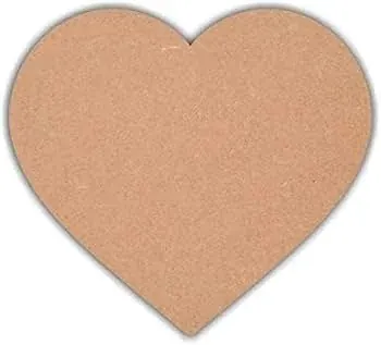 MDF6inch heart shape on order 3.5mm