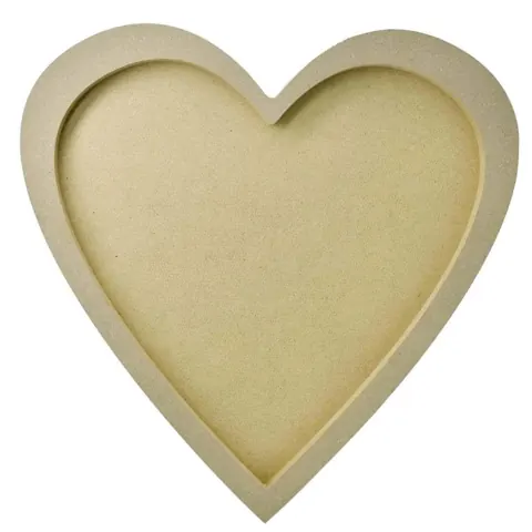 MDF 14inch Base heart ring Wall Mural 15mm. h.20mm v.bas 2mm (On Order)