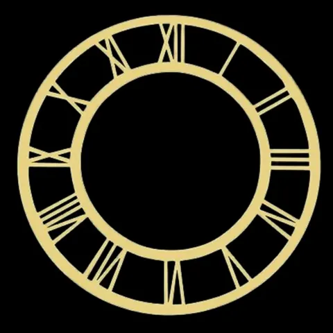 Acrylic clock ring size-thik-1.8mm QTY-min 12 pcs 8 inch