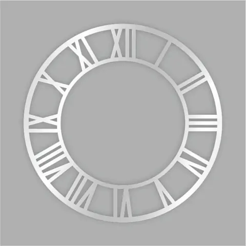 Acrylic clock ring size-thik-1.8mm QTY-min 12 pcs 12 inch