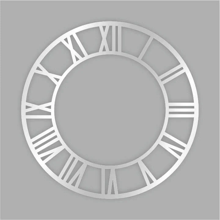 Acrylic clock ring size-thik-1.8mm QTY-min 12 pcs 12 inch