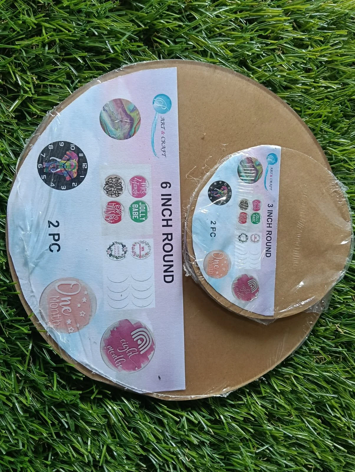 acrylic base 6 ” round