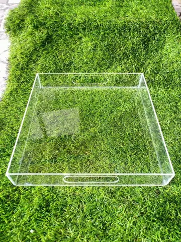 3 mm acrylic plain tray 10x14x2